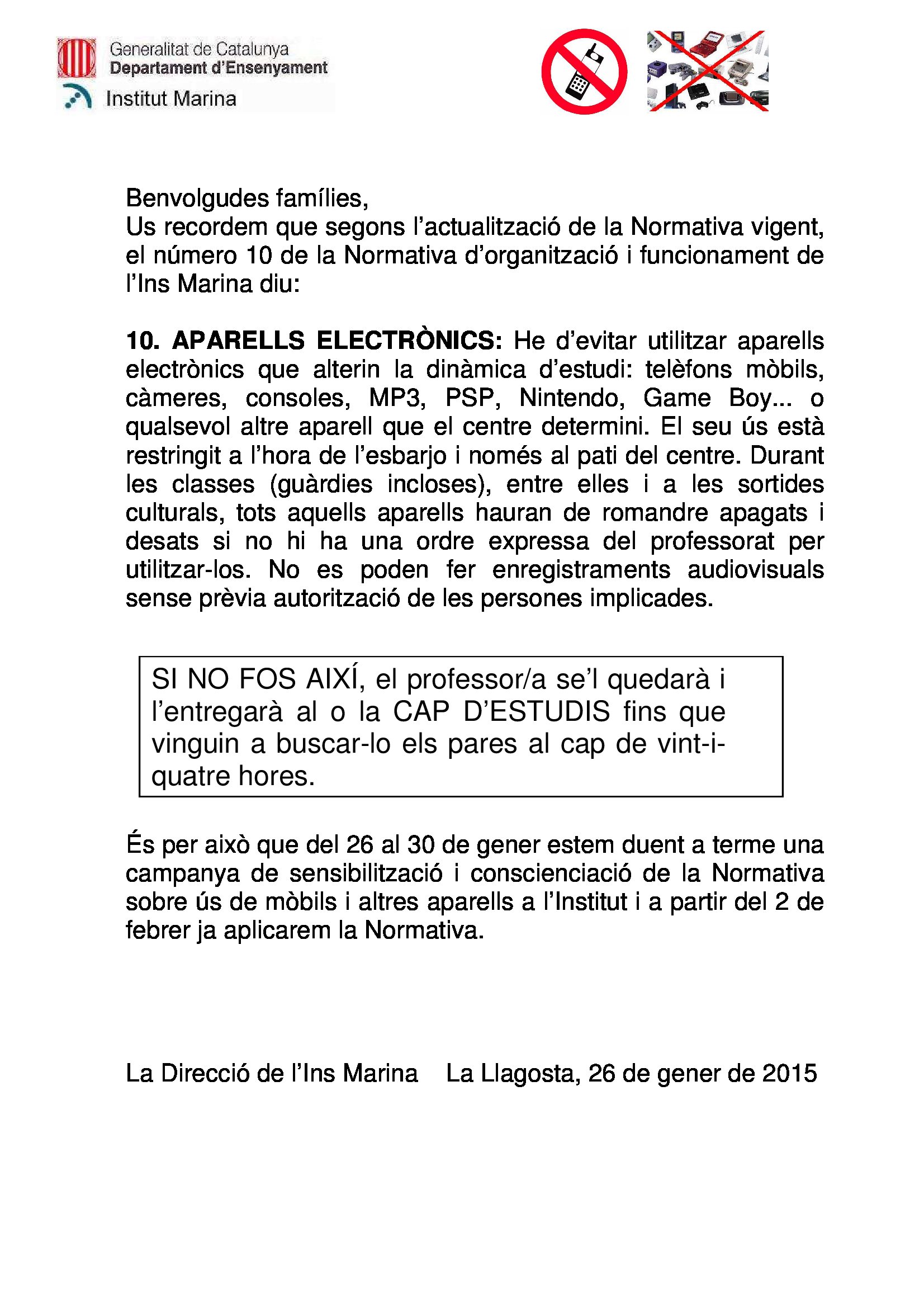 CARTA ALS PARES