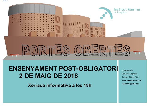 CARTELL PORTES OBERTES POST-OBLIGATORI WEB