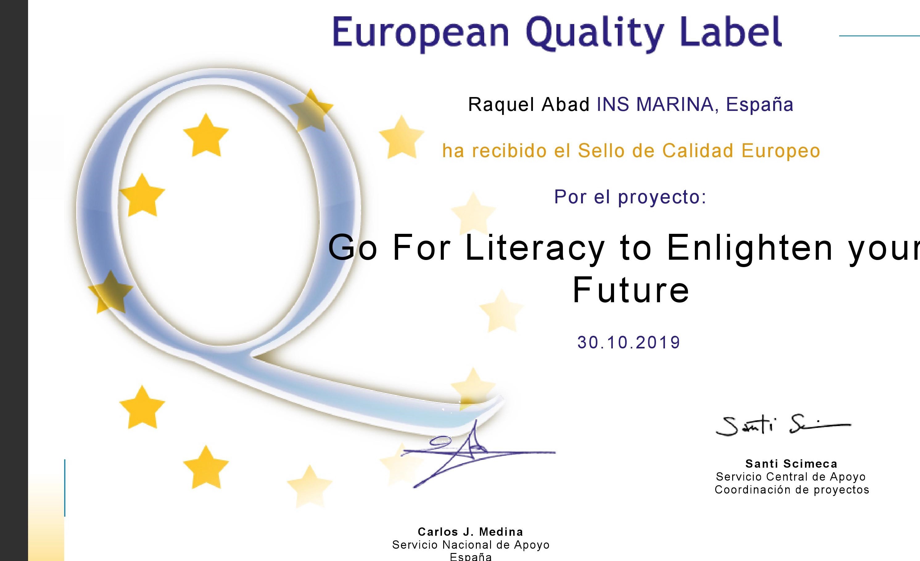 European Quality Label 1